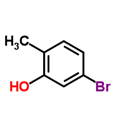 5-溴-2-甲基苯酚结构式