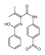 Benzamide, N-[2-methyl-1-[[(4-nitrophenyl)amino]carbonyl]-1-propenyl]- (9CI)结构式