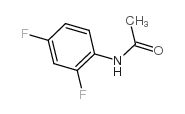 2',4'-二氟乙酰苯胺结构式