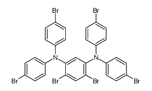 4,6-dibromo-1-N,1-N,3-N,3-N-tetrakis(4-bromophenyl)benzene-1,3-diamine Structure