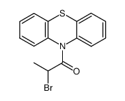 10-(2-bromopropanoyl)-10H-phenothiazine结构式