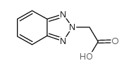 2H-1,2,3-苯并三唑-2-基乙酸结构式