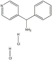 苯基(吡啶-4-基)甲胺二盐酸盐结构式