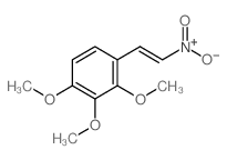 Benzene,1,2,3-trimethoxy-4-(2-nitroethenyl)- Structure