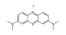 3,7-bis(dimethylamino)phenothiazin-5-ium chloride结构式