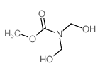 Carbamic acid,N,N-bis(hydroxymethyl)-, methyl ester Structure
