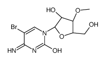 4-amino-5-bromo-1-[(2R,3R,4S,5R)-3-hydroxy-5-(hydroxymethyl)-4-methoxyoxolan-2-yl]pyrimidin-2-one Structure