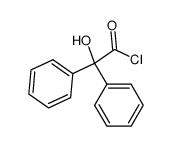 2-hydroxy-2,2-diphenylacetyl chloride Structure