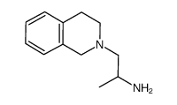 1-(3,4-二氢异喹啉-2(1H)-基)丙-2-胺结构式