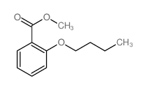 Benzoic acid, 2-butoxy-, methyl ester Structure