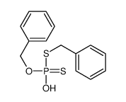 dibenzyl hydrogen dithiophosphate Structure