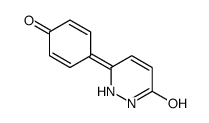 6-(4-oxocyclohexa-2,5-dien-1-ylidene)-1,2-dihydropyridazin-3-one Structure