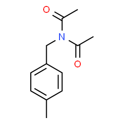 N-Acetyl-N-[(4-methylphenyl)methyl]acetamide结构式
