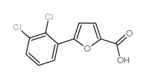 5-(2,3-二氯苯基)-2-糠酸结构式