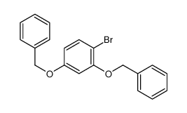 1-bromo-2,4-bis(phenylmethoxy)benzene结构式