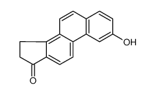 2-hydroxy-15,16-dihydrocyclopenta[a]phenanthren-17-one Structure