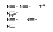 iron(2+),titanium(4+),hexacyanide Structure