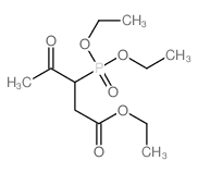 ethyl 3-diethoxyphosphoryl-4-oxo-pentanoate Structure