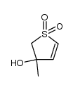 4-Methyl-4-hydroxy-2-sulfolene结构式