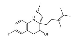 (2R,3R)-3-chloro-2-(3,4-dimethylpent-3-enyl)-6-iodo-2-methoxymethyl-1,2,3,4-tetrahydroquinoline Structure