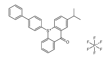 10-(4-联苯基)-2-异丙基噻吨酮-10-硫鎓六氟磷酸盐结构式