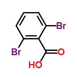 2,6-二溴苯甲酸结构式