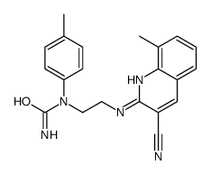 (9CI)-n-[2-[(3-氰基-8-甲基-2-喹啉)氨基]乙基]-n-(4-甲基苯基)-脲结构式
