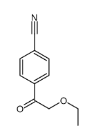 4-(2-ethoxyacetyl)benzonitrile结构式