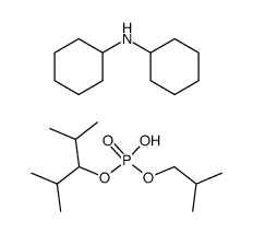 Phosphoric acid isobutyl ester 1-isopropyl-2-methyl-propyl ester; compound with dicyclohexyl-amine结构式