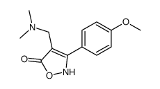 4-[(dimethylamino)methyl]-3-(4-methoxyphenyl)-2H-1,2-oxazol-5-one Structure