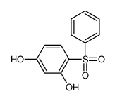 4-(benzenesulfonyl)benzene-1,3-diol结构式