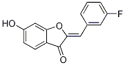 (2Z)-2-(3-氟苯亚甲基)-6-羟基-苯并呋喃-结构式