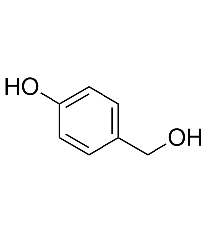 4-Hydroxybenzyl alcohol structure