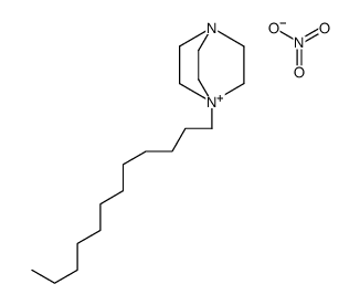 4-dodecyl-1-aza-4-azoniabicyclo[2.2.2]octane,nitrate结构式