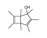 1,2,3,4,5,6,7-heptamethylbicyclo[3.2.0]hepta-2,6-dien-4-ol结构式