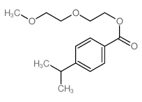2-(2-methoxyethoxy)ethyl 4-propan-2-ylbenzoate Structure