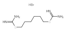 Hexane diisothiourea dihydrobromide Structure