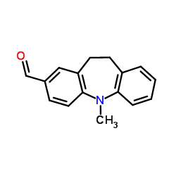 5-Methyl-10,11-dihydro-5H-dibenzo[b,f]azepine-2-carbaldehyde Structure