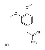 2-(3,4-dimethoxyphenyl)acetimidamide (Hydrochloride)结构式
