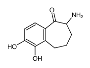 5H-Benzocyclohepten-5-one,6-amino-6,7,8,9-tetrahydro-1,2-dihydroxy-(9CI) structure