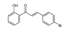 3-(4-bromophenyl)-1-(2-hydroxyphenyl)prop-2-en-1-one结构式