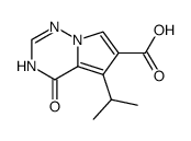 5-isopropyl-4-oxo-3,4-dihydropyrrolo[2,1-f][1,2,4]triazine-6-carboxylic acid结构式