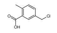 5-chloromethyl-2-methyl-benzoic acid Structure