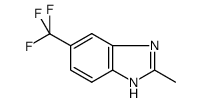 2-甲基-6-(三氟甲基)-1H-苯并咪唑结构式