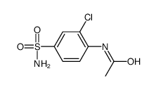 N-[4-(AMINOSULFONYL)-2-CHLOROPHENYL!ACETAMIDE+结构式