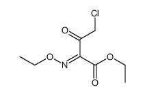 ethyl 4-chloro-2-ethoxyimino-3-oxobutanoate Structure