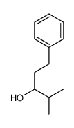 4-methyl-1-phenylpentan-3-ol结构式