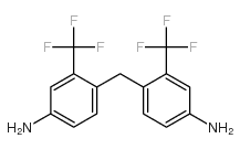 4,4'-diamino-2,2'-di-(trifluoromethyl)-diphenylmethane structure