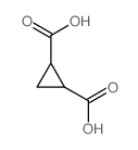 (1R,2S)-rel-环丙烷-1,2-二羧酸结构式