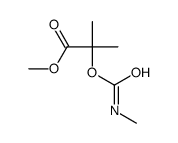 Propanoic acid, 2-methyl-2-[[(methylamino)carbonyl]oxy]-, methyl ester (9CI) Structure